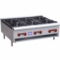 6 Burners Commercial Gas Hot Plate with Crumbs Collector TT-WE1382C