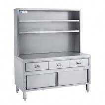 L1200MM with 3 Drawers and Shelves Stainless Steel Work Cabinet TT-BC321A