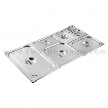 GN1/2 325X265X15 MM Stainless Steel Steam Table Pan Cover TT-812-L