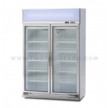 1480MM Two Section Glass Door Reach In Refrigerator TT-BC391B