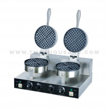 2 Plate 8 Pieces Electric Best Commercial Waffle Maker With Timer TT-E5B(TTS-2)