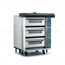 3 Decks 6 Trays Digital Panel Control Professional Gas Baking Oven TT-O35BG