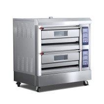 2 Decks 4 Trays 350°C 150W All S/S Professional Gas Baking Oven TT-O38D