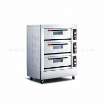 3 Layer 6 Dishes Mechanical Panel Control Electric Bake Oven TT-O42C
