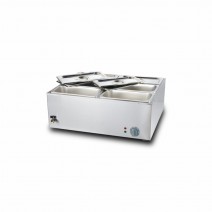 1/2x6" x 6 Pan Electric Stainless Steel Counter Top Bain Marie TT-WE122A