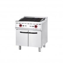 Commercial Gas Lava Rock Grill with Cabinet TT-WE153A
