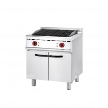Commercial Electric Lava Rock Grill with Cabinet TT-WE153B