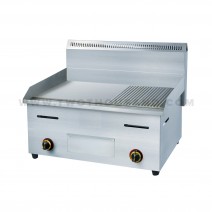 730X570X560 MM Half Flat and Half Grooved Commercial Gas Griddle TT-WE89B
