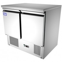 900MM Two Door Stainless Steel Salad Prep Refrigerator TT-BC280B-1