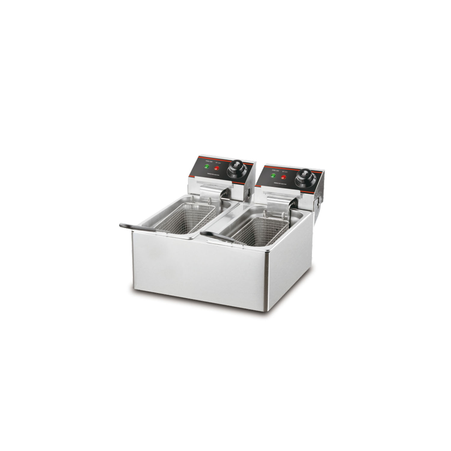 Commercial Double Electric Bench Top Deep Fryer 