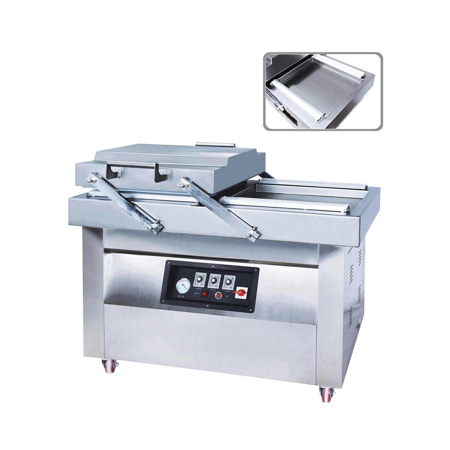Kitchen Equipment Table Top 3 Seal Bar Food Chamber Vacuum Sealer with  Large Chamber - China Vacuum Sealer, Vacuum Packing Machine