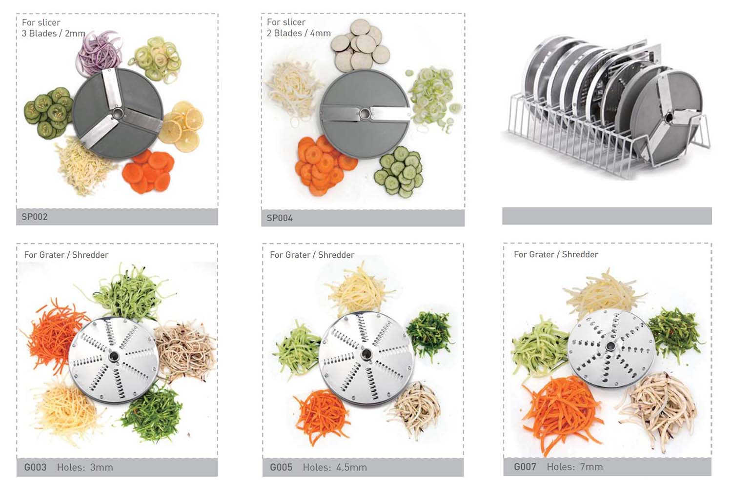 blades of vegetable cutter 