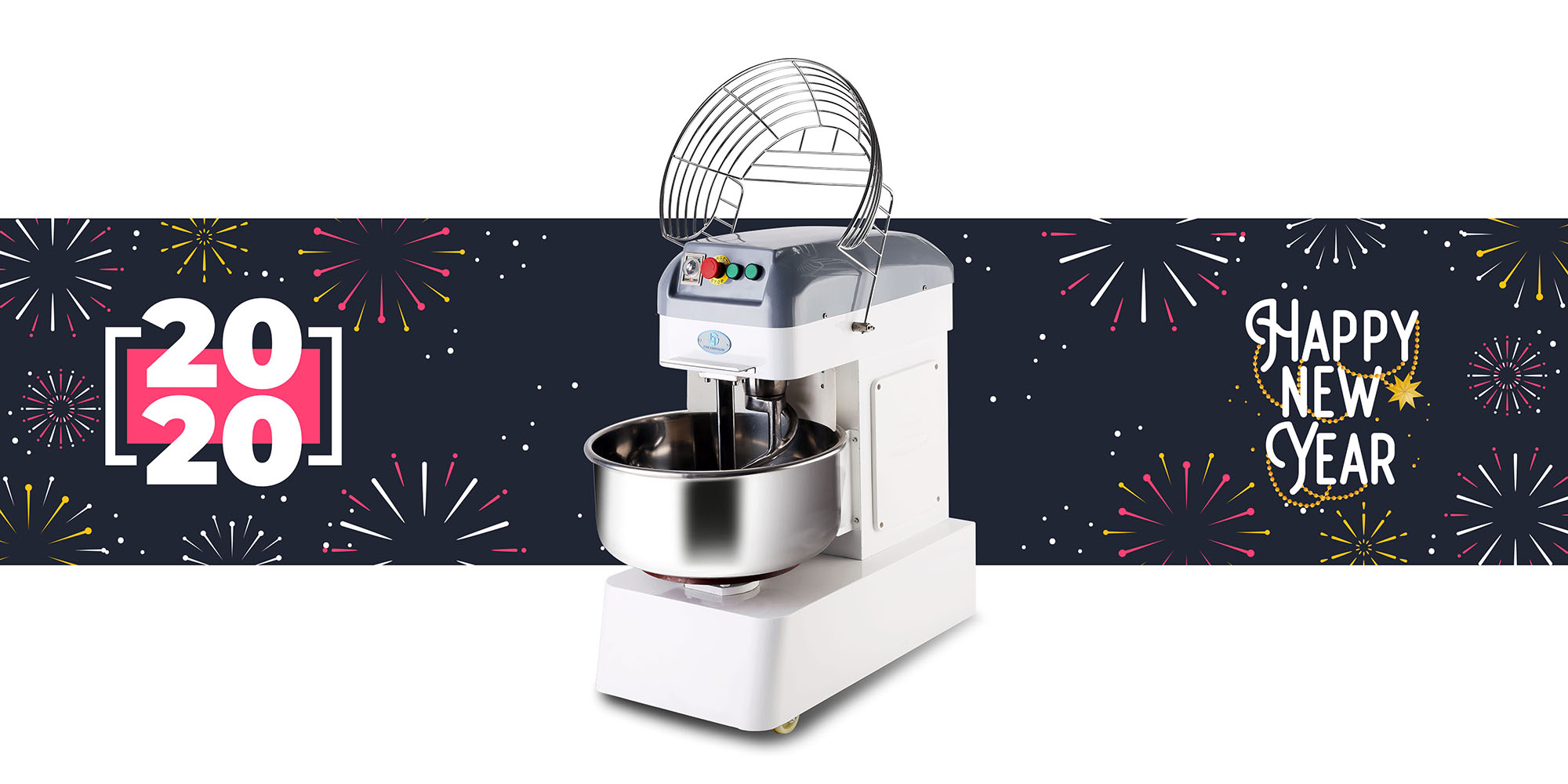 Happy 2020 New Year- spiral dough mixer