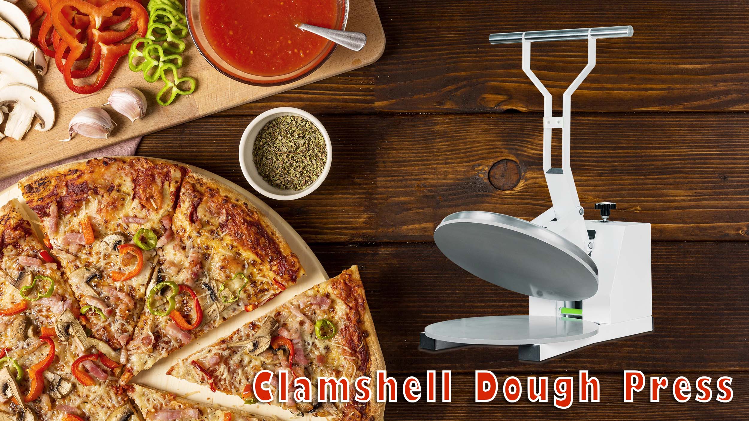 Clamshell Dough Press