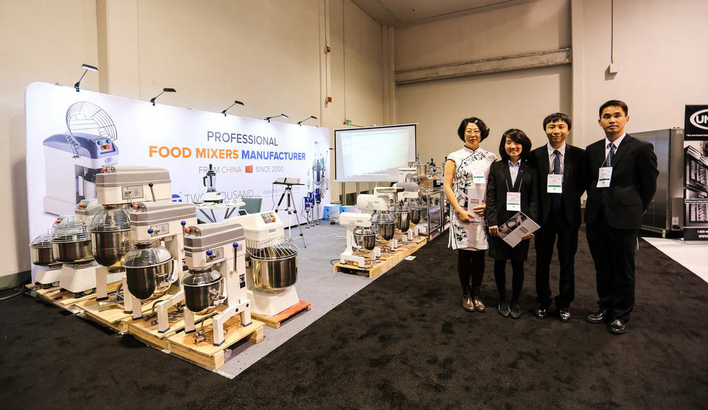 TWOTHOUSAND MACHINERY STAFFS AT THE NAFEM SHOW
